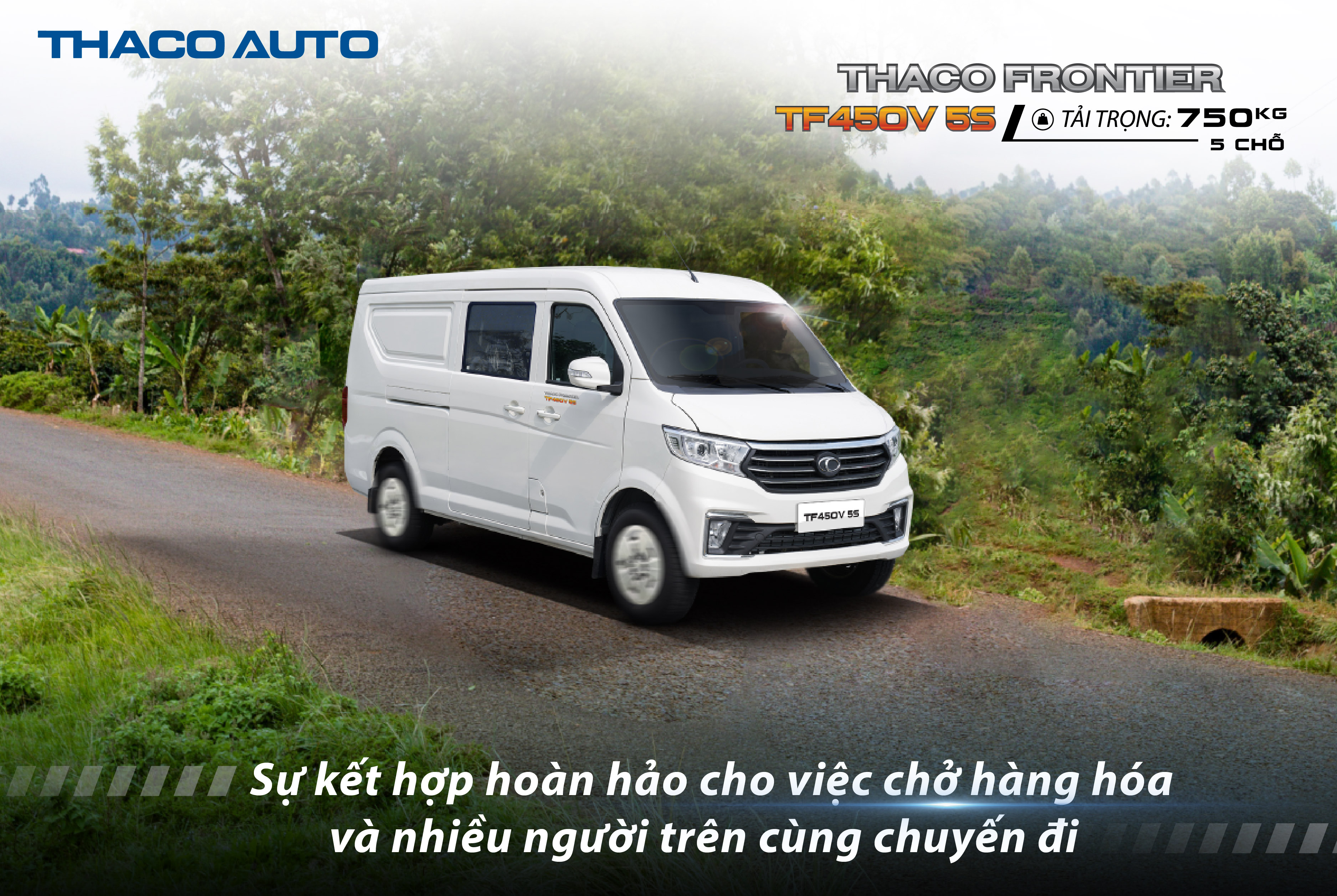 xe tải van TF450 5 chỗ